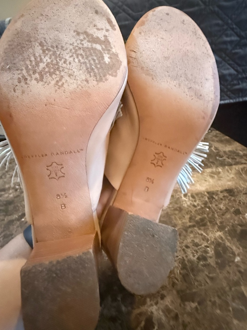 Loeffler Randall. Cleo Tassel Mule. Wheat. Size 8.5. - Picture 9 of 11
